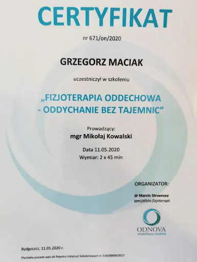 Fizjo MG Grzegorz Maciak